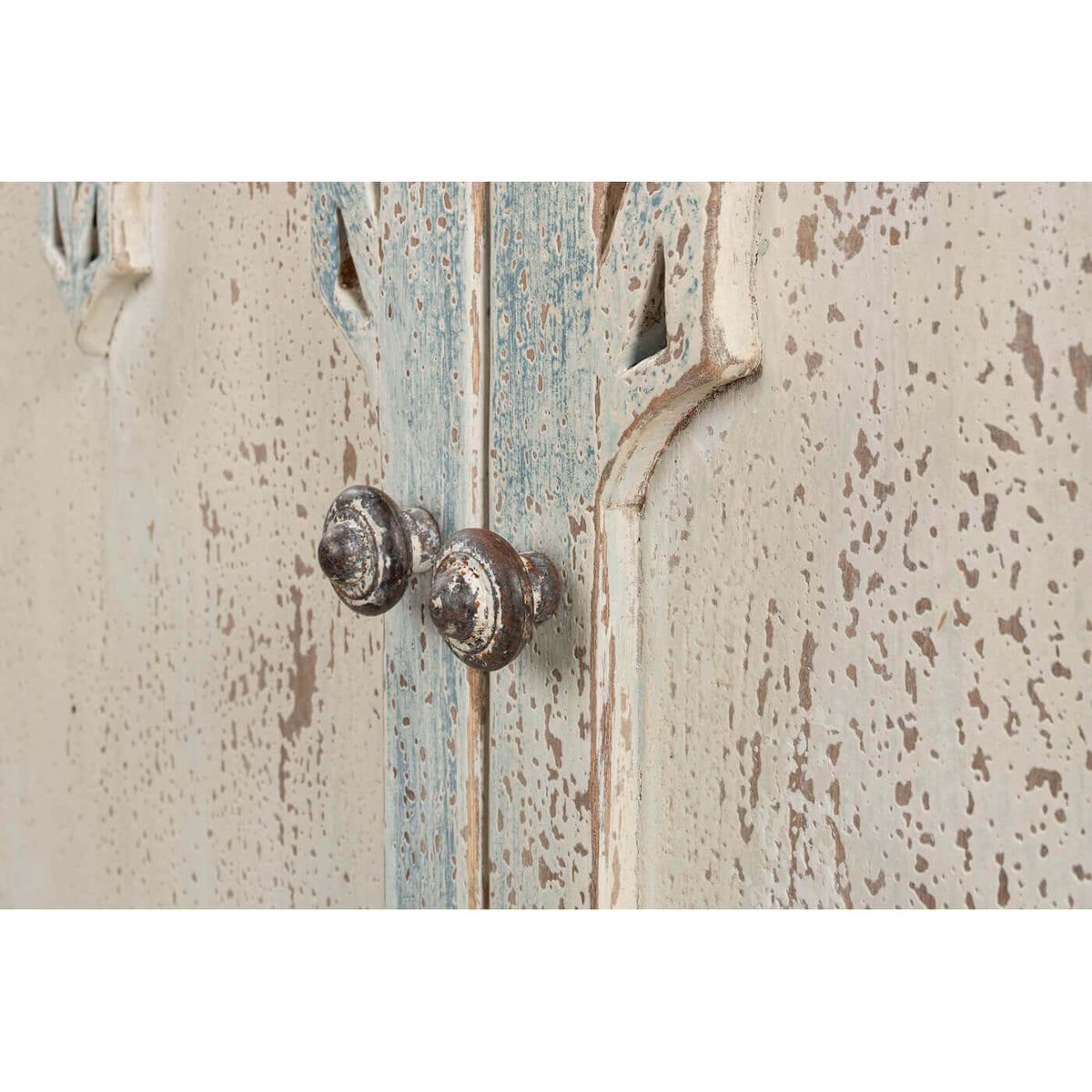 Rustic French Gothic Cabinet - English Georgian America