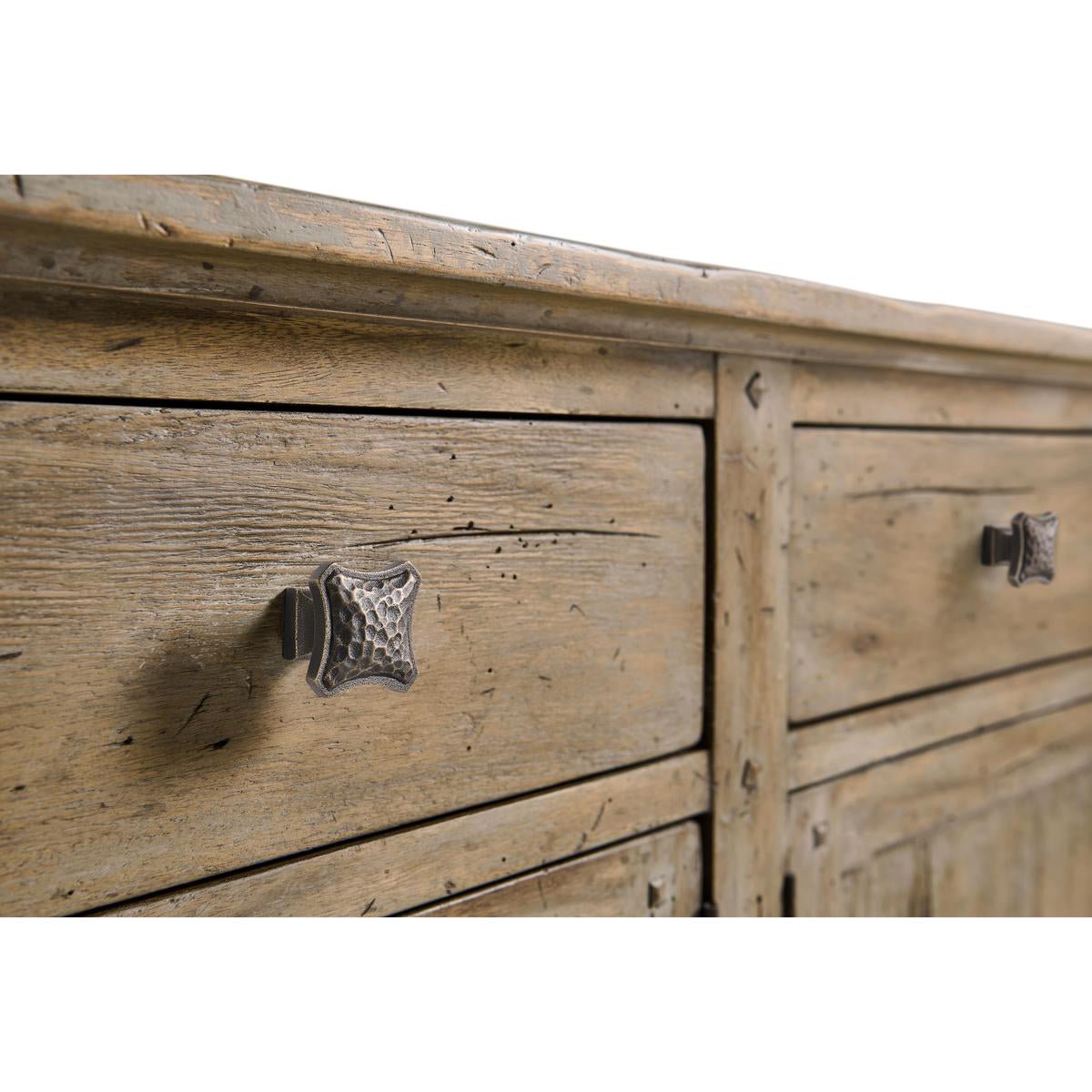 Rustic French Provincial Sideboard - English Georgian America