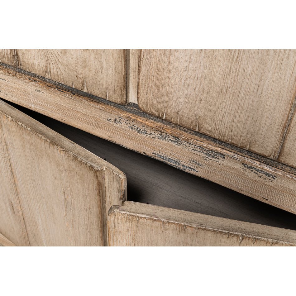 Rustic French Tall Cabinet - English Georgian America