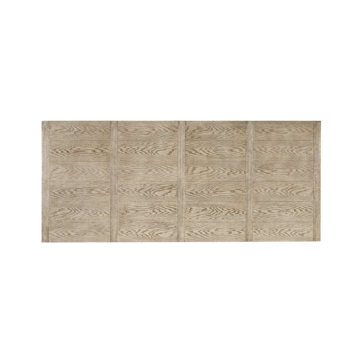 Rustic Grayed Oak Extension Dining Table - English Georgian America