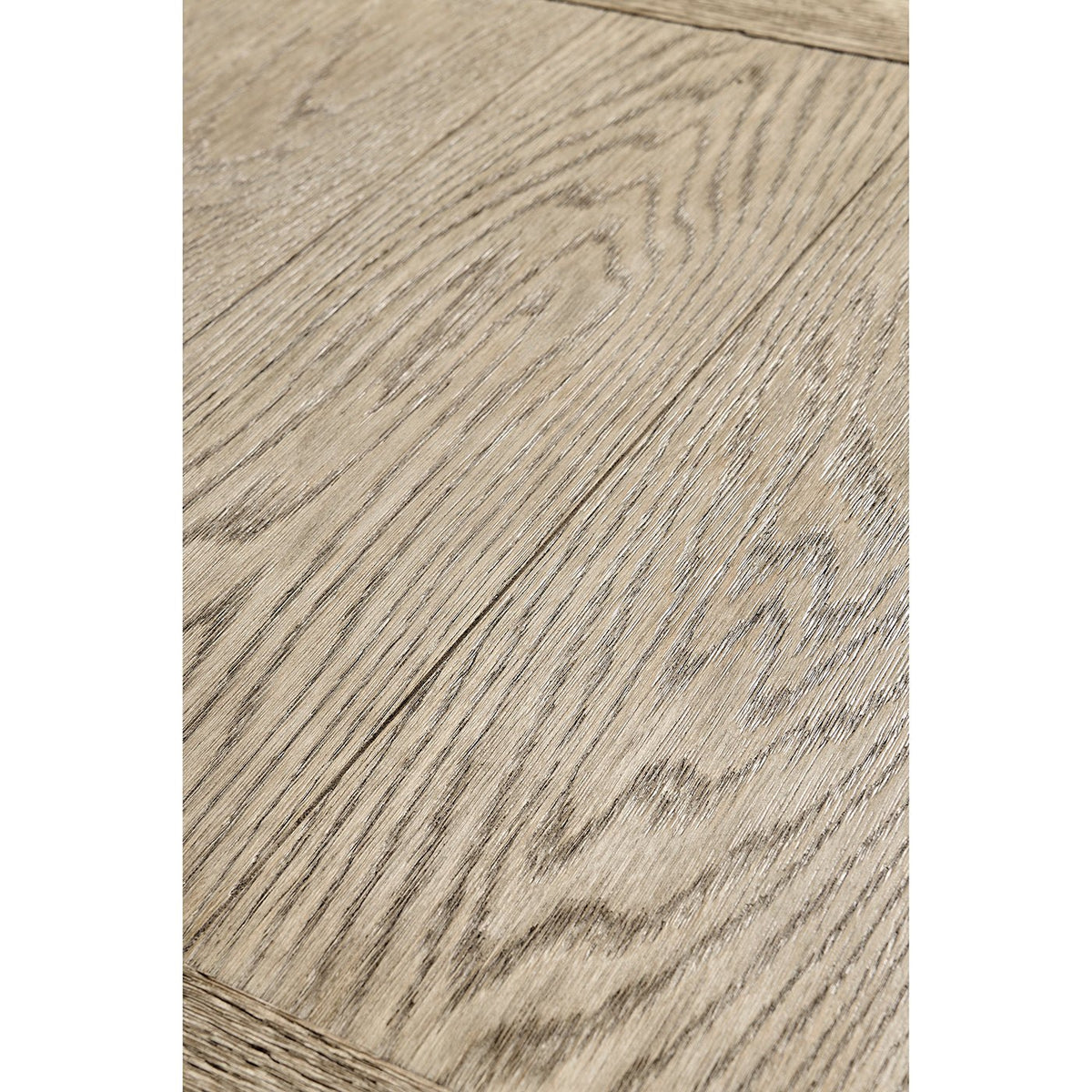 Rustic Grayed Oak Extension Dining Table - English Georgian America