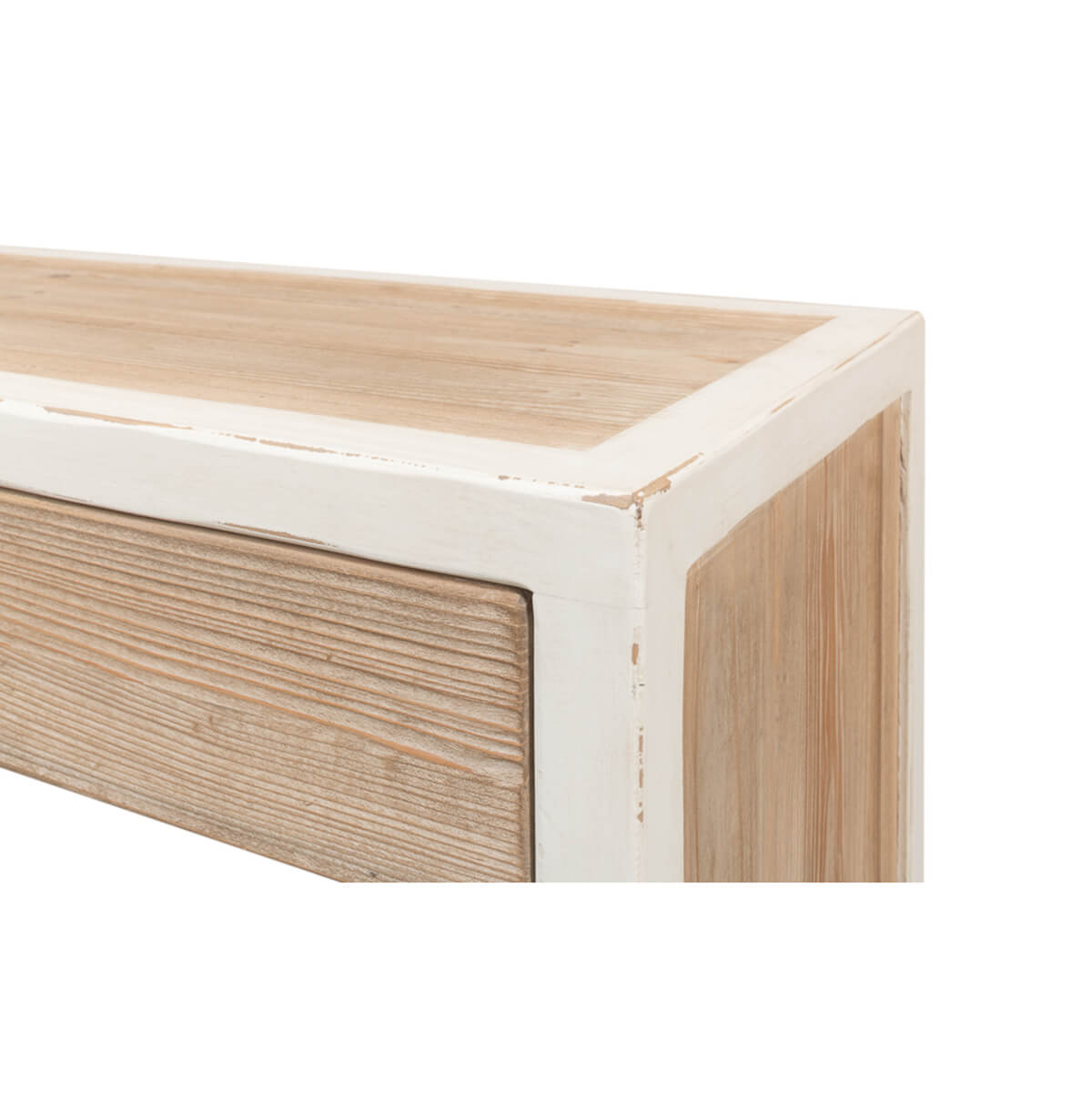 Rustic Industrial Console Table - English Georgian America