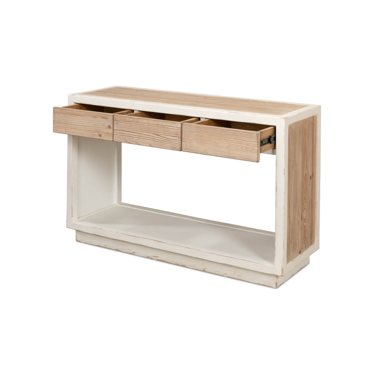 Rustic Industrial Console Table - English Georgian America