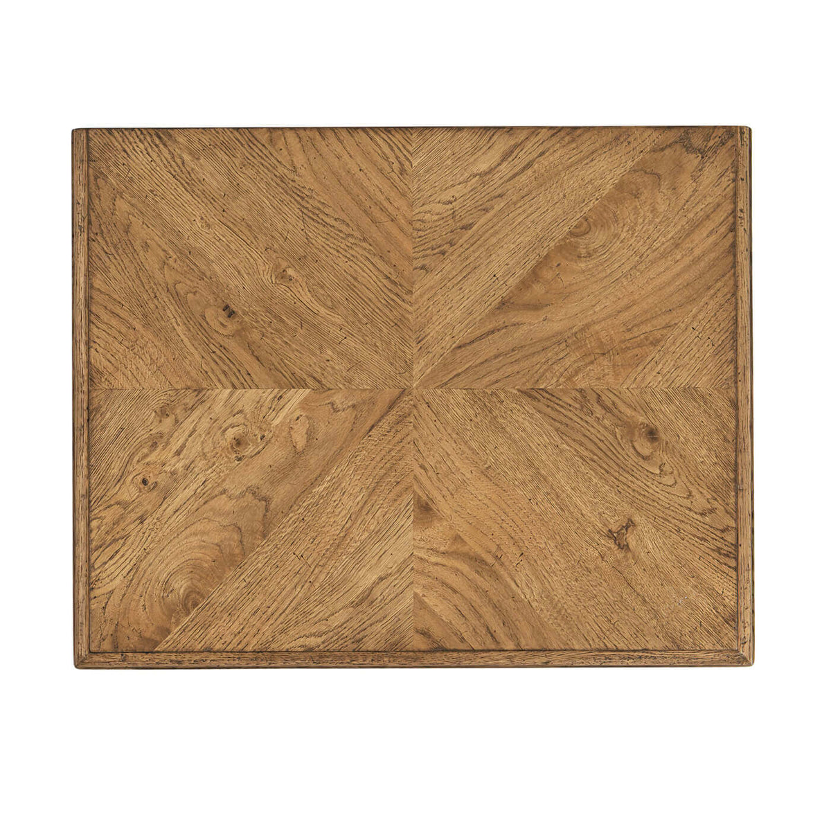 Rustic Light Oak Nightstand - English Georgian America