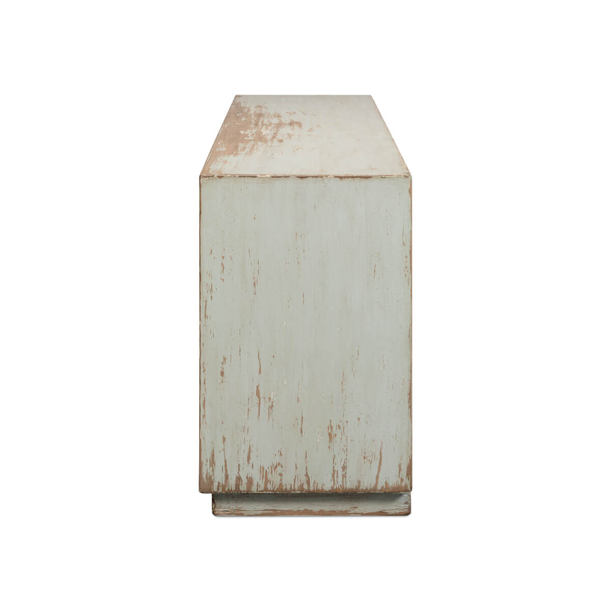 Rustic Modern Louvered Sideboard - Sage - English Georgian America