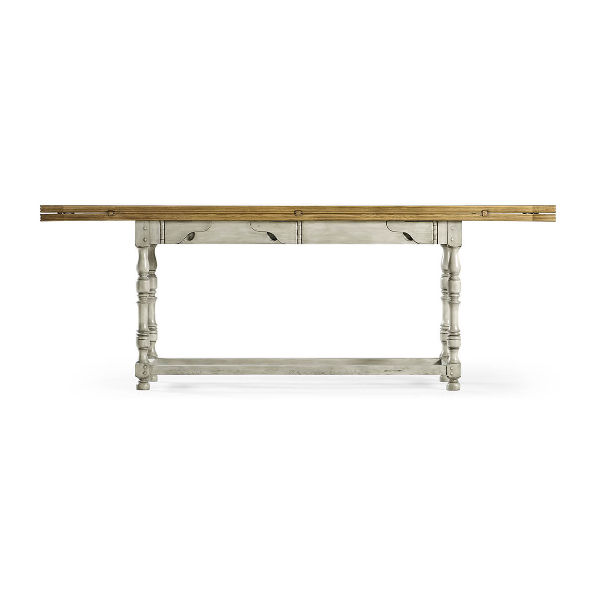 Rustic Parquetry Hunt Dining Table - English Georgian America