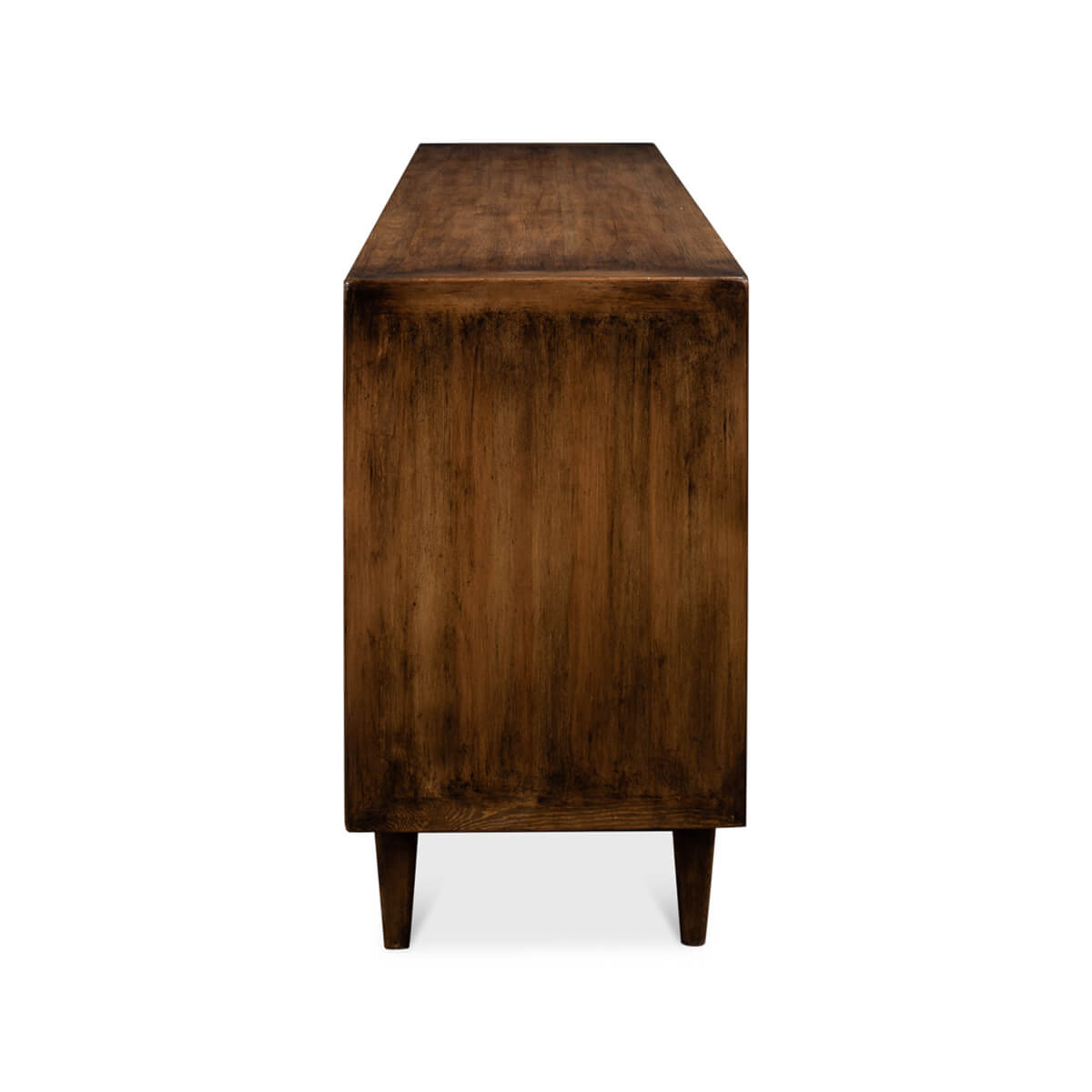 Rustic Reclaimed Pine Credenza - English Georgian America