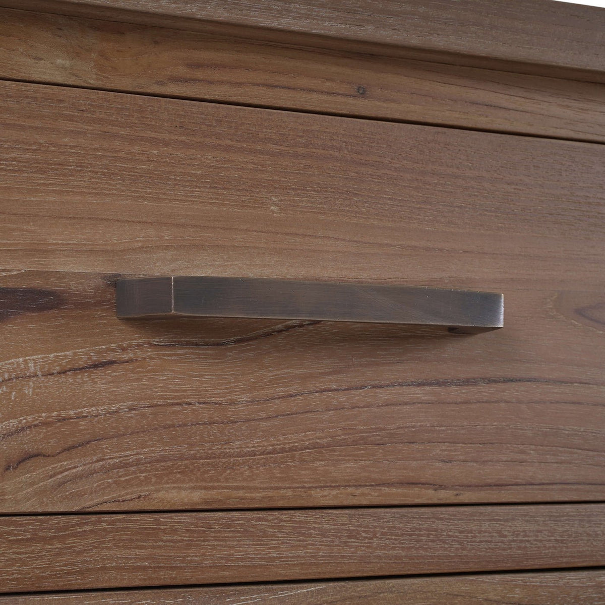 Rustic Reclaimed Teak Sideboard - English Georgian America