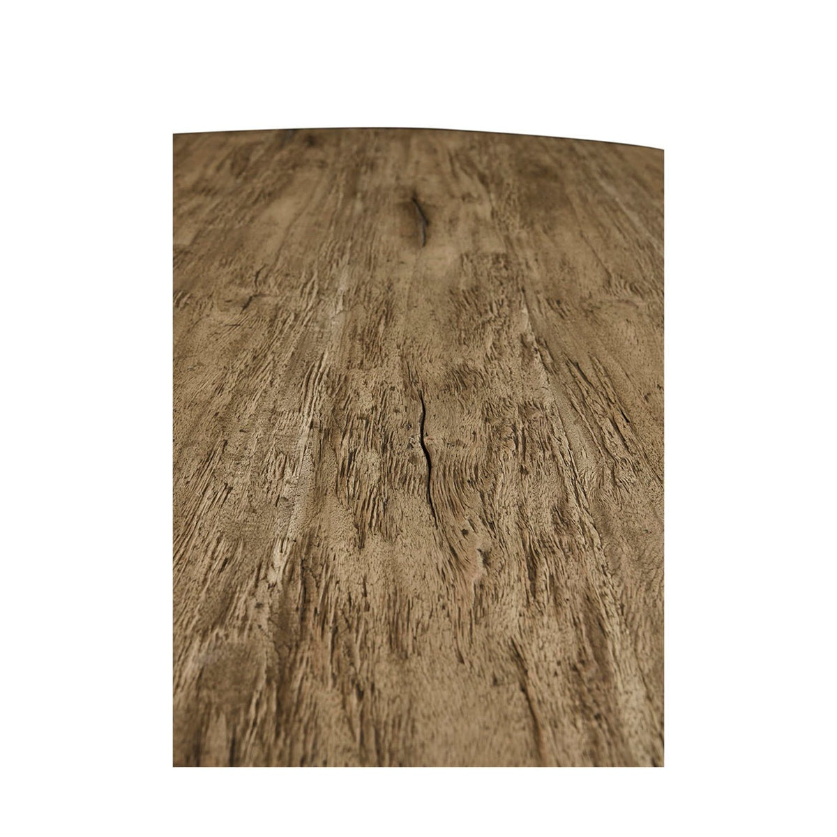 Rustic Round Pedestal Dining Table - English Georgian America