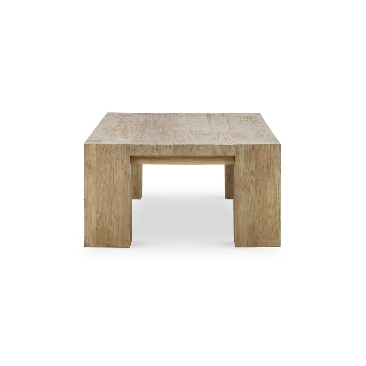 Rustic Scandinavian Teak Coffee Table - English Georgian America