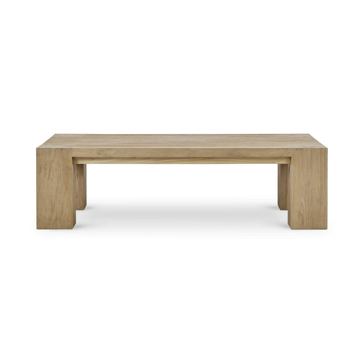 Rustic Scandinavian Teak Coffee Table - English Georgian America