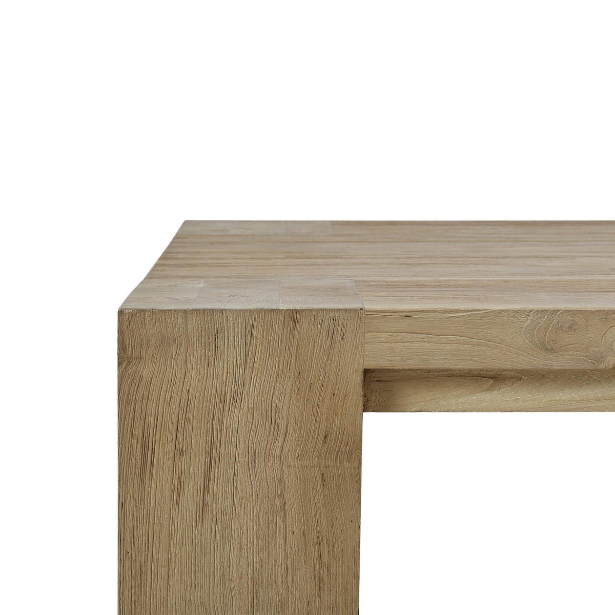 Rustic Scandinavian Teak Coffee Table - English Georgian America