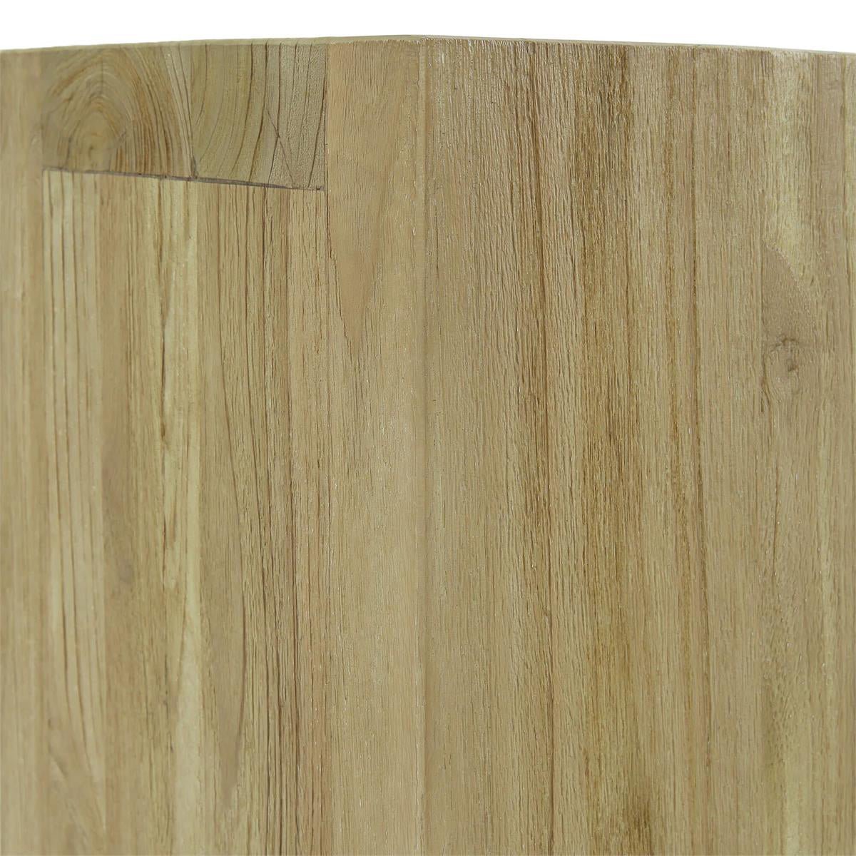 Rustic Scandinavian Teak Console Table - English Georgian America