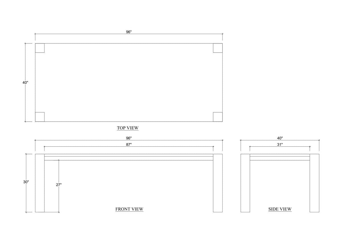 Rustic Scandinavian Teak Dining Table - English Georgian America