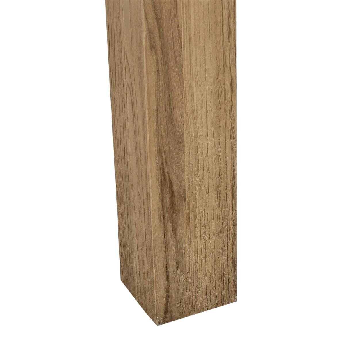 Rustic Scandinavian Teak Dining Table - English Georgian America