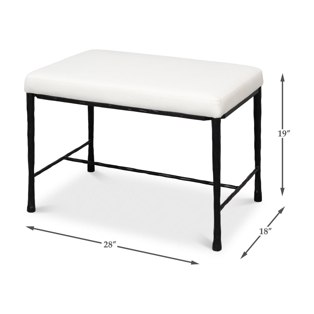 Rustic Small Bench - English Georgian America