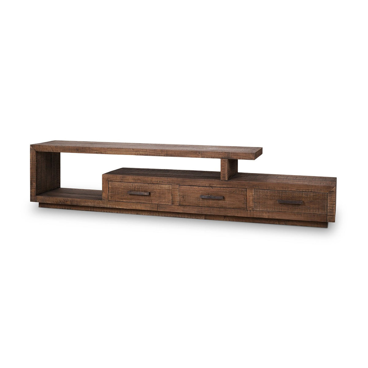 Rustic Teak TV Stand - English Georgian America
