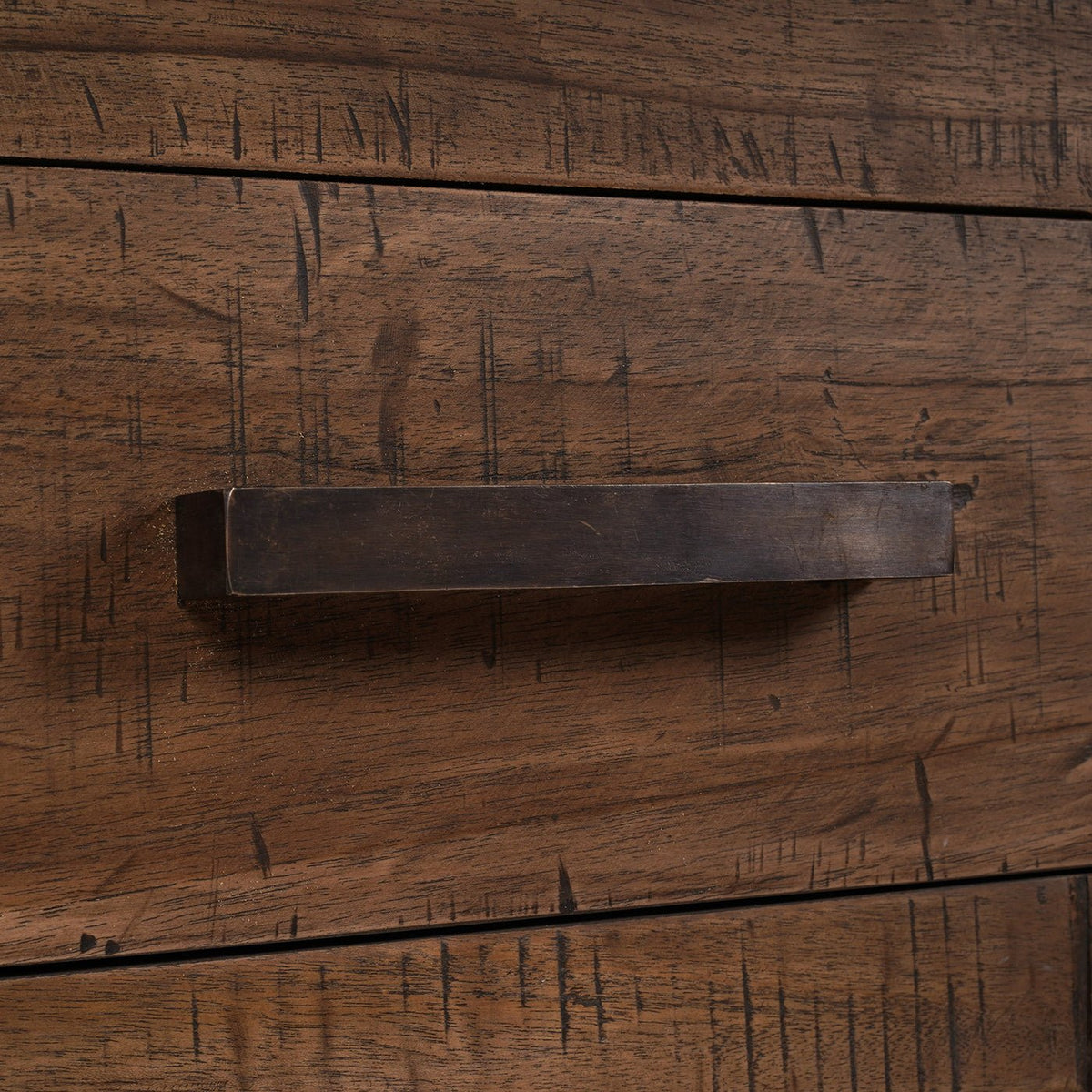 Rustic Teak TV Stand - English Georgian America