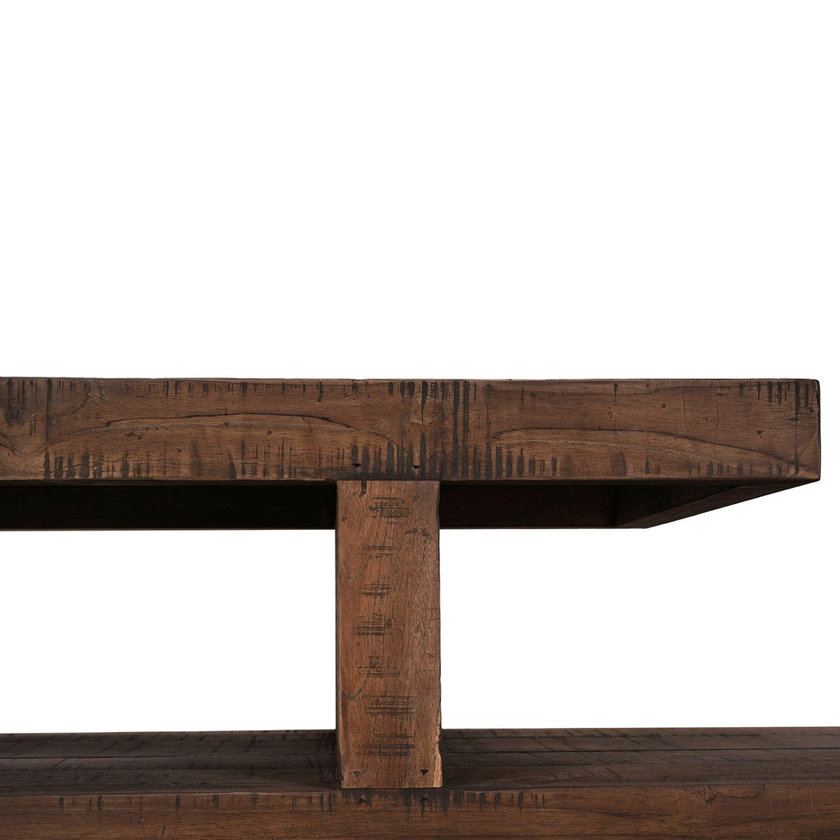 Rustic Teak TV Stand - English Georgian America