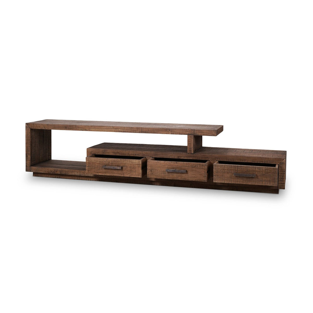 Rustic Teak TV Stand - English Georgian America