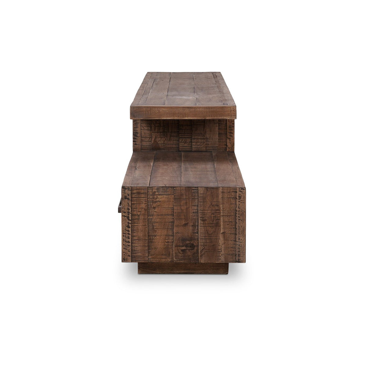 Rustic Teak TV Stand - English Georgian America