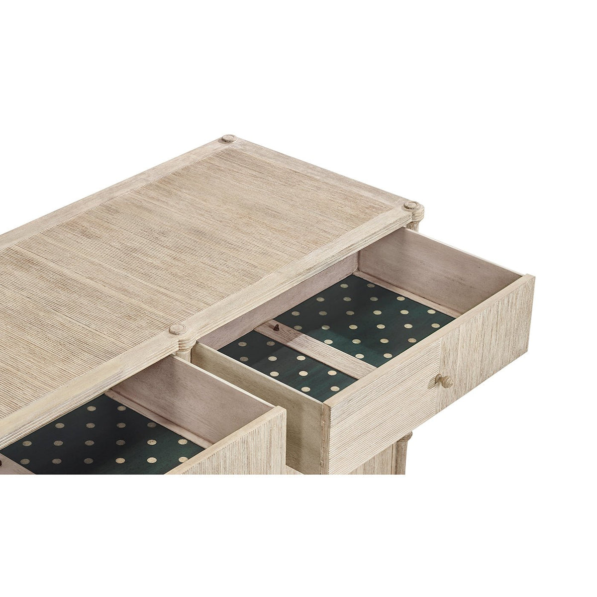 Rustic Washed Buffet Sideboard - English Georgian America