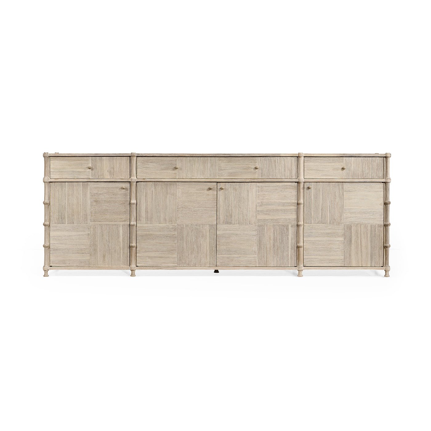 Rustic Washed Buffet Sideboard - English Georgian America