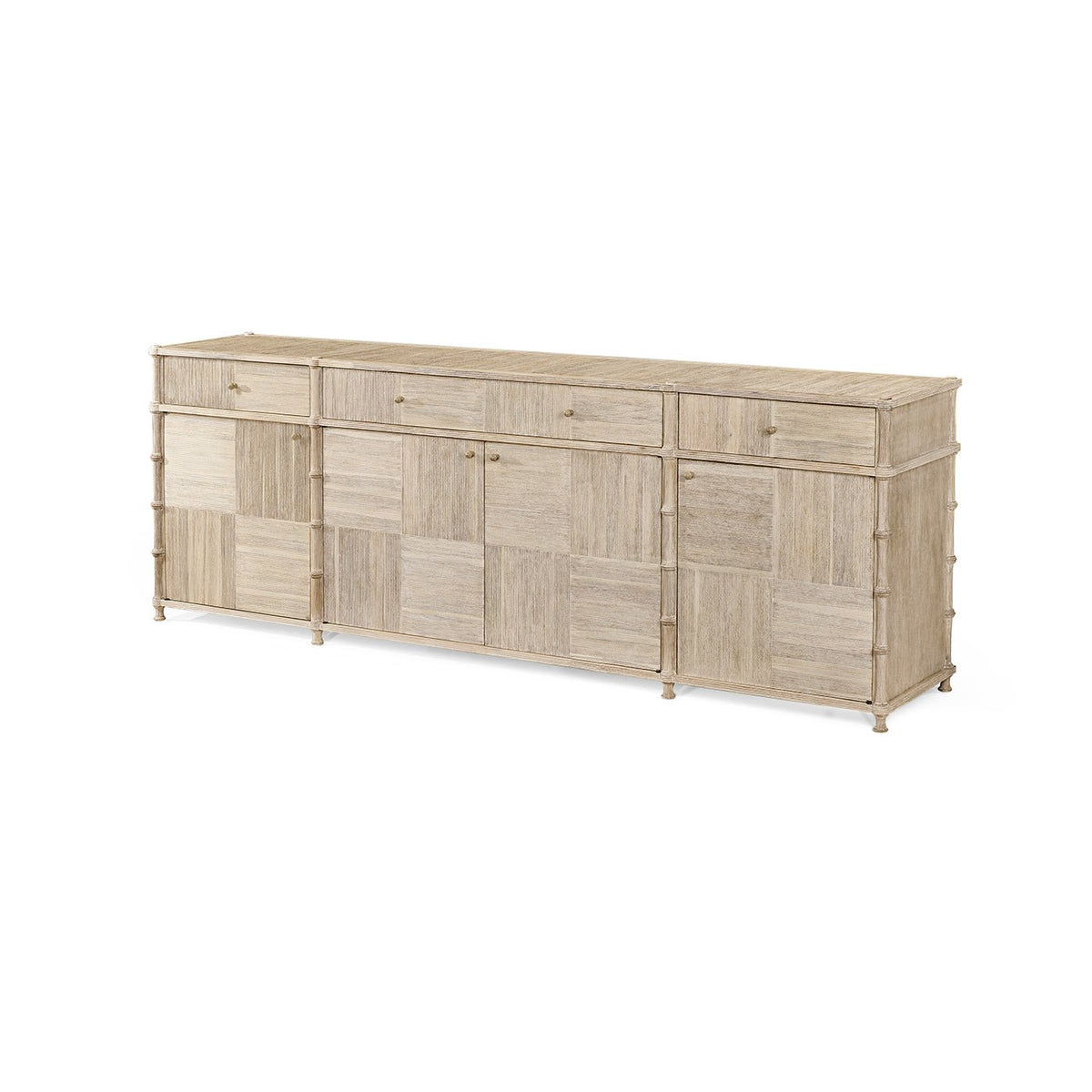 Rustic Washed Buffet Sideboard - English Georgian America