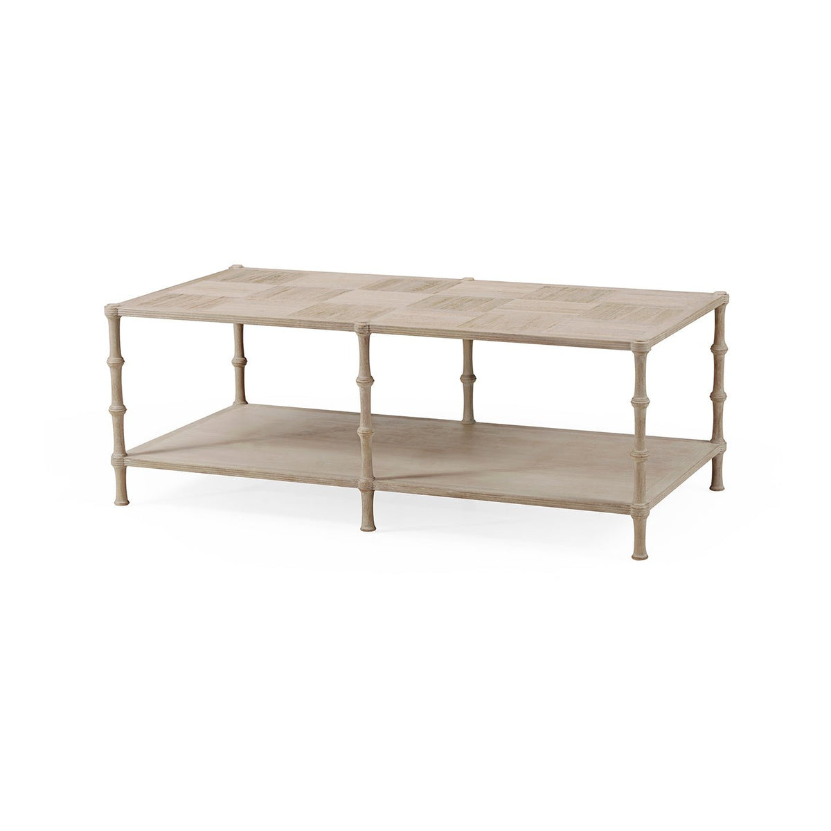 Rustic Washed Coffee Table - English Georgian America