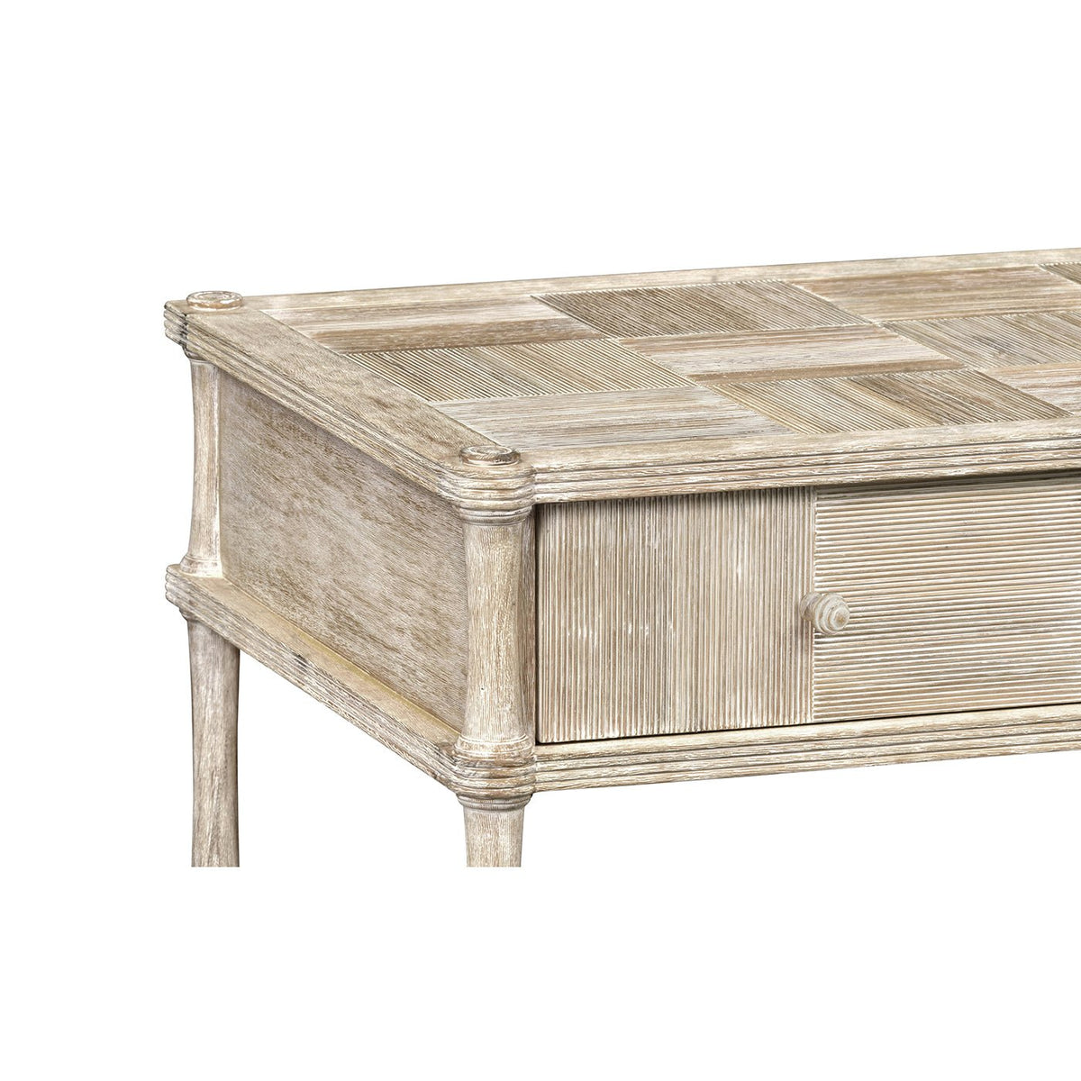 Rustic Washed Nightstand - English Georgian America