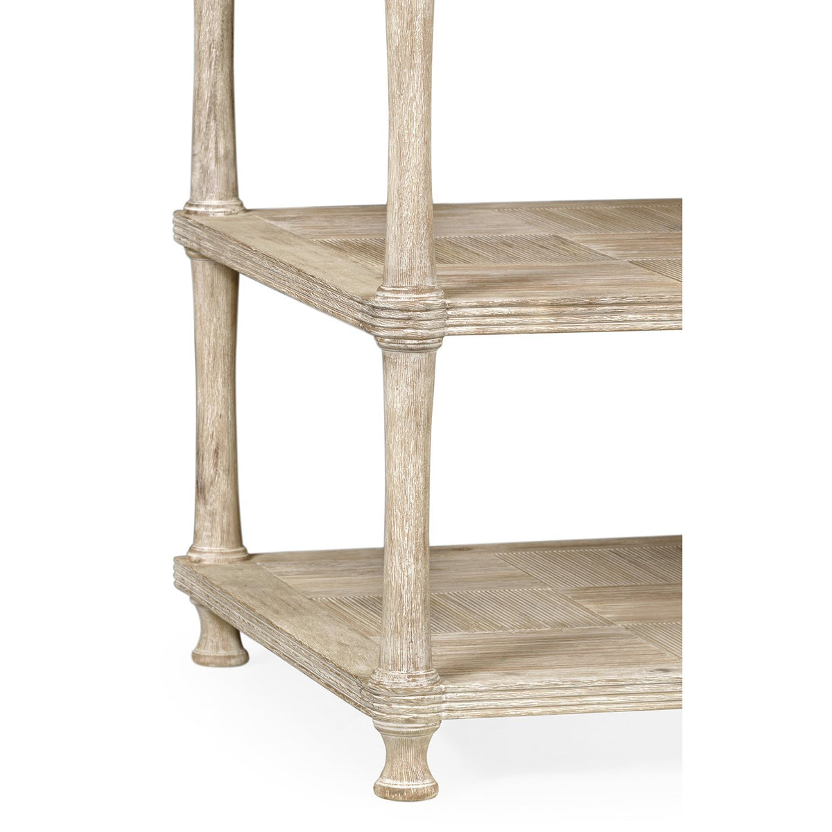 Rustic Washed Nightstand - English Georgian America