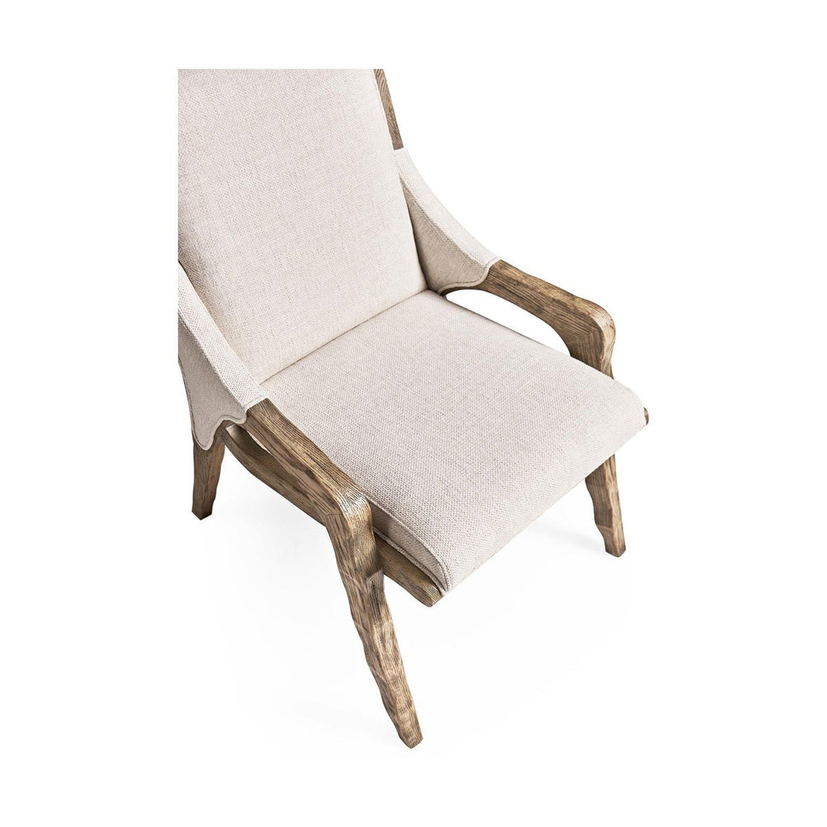 Rustic Western Upholstered Side Chair - English Georgian America