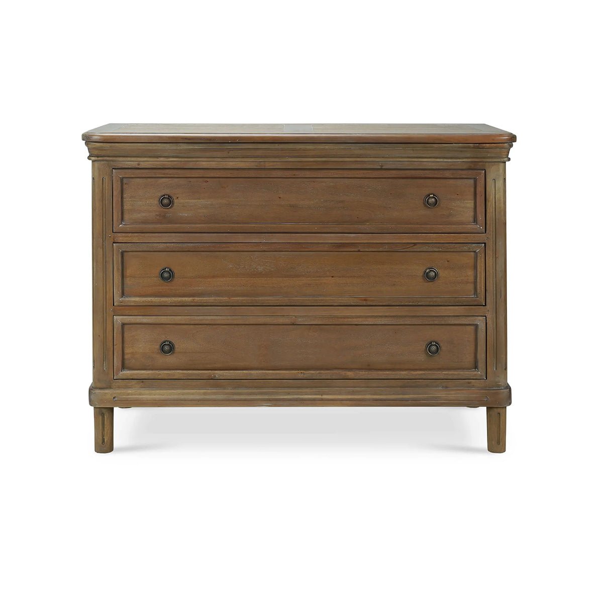 Rustic Wood Chest of Drawers - English Georgian America