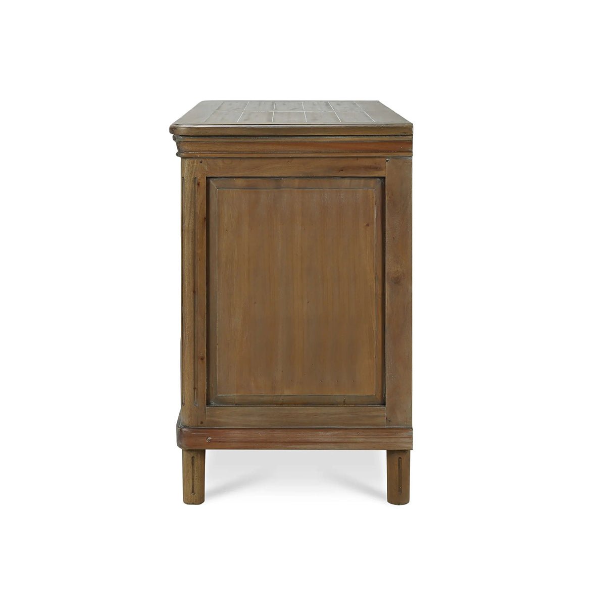 Rustic Wood Chest of Drawers - English Georgian America