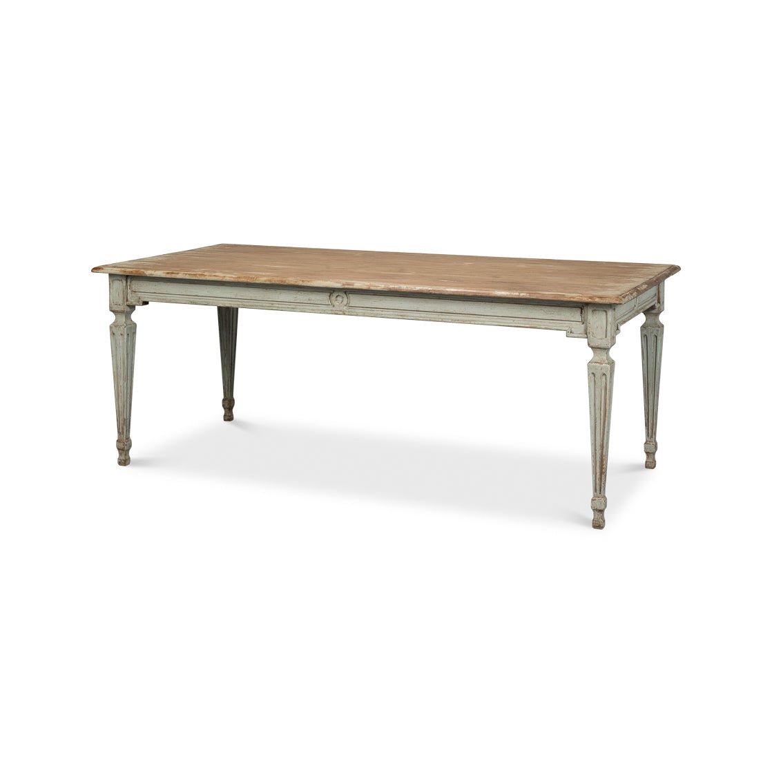 Sage French Provincial Dining Room Table - English Georgian America