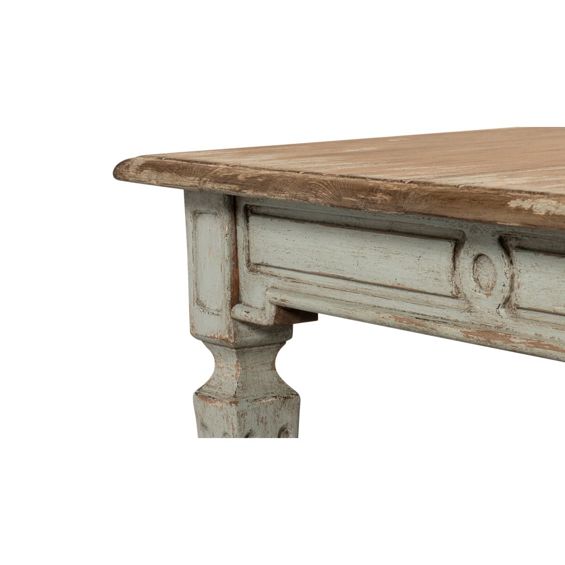 Sage French Provincial Dining Room Table - English Georgian America