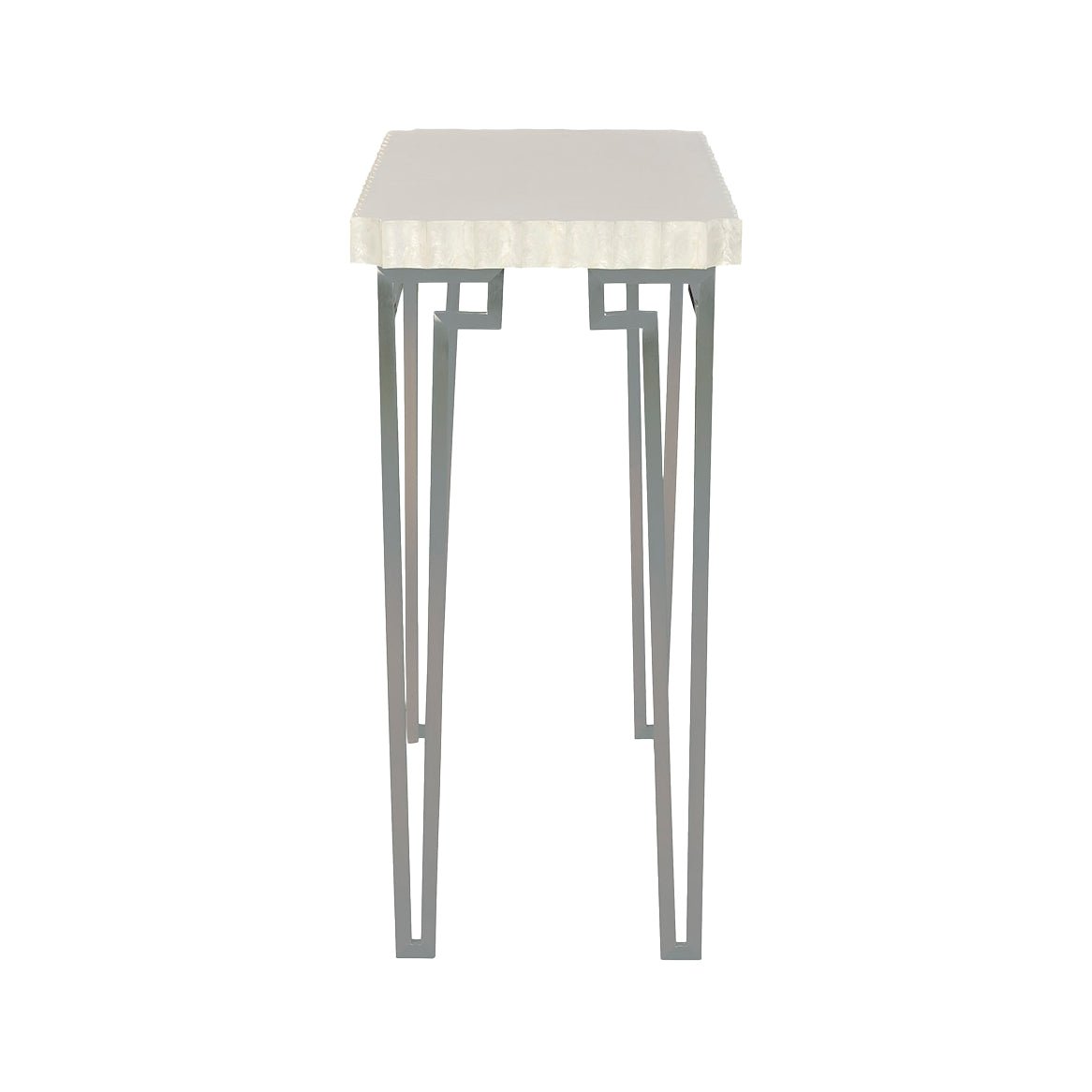 Scalloped Art Deco Console Table - English Georgian America