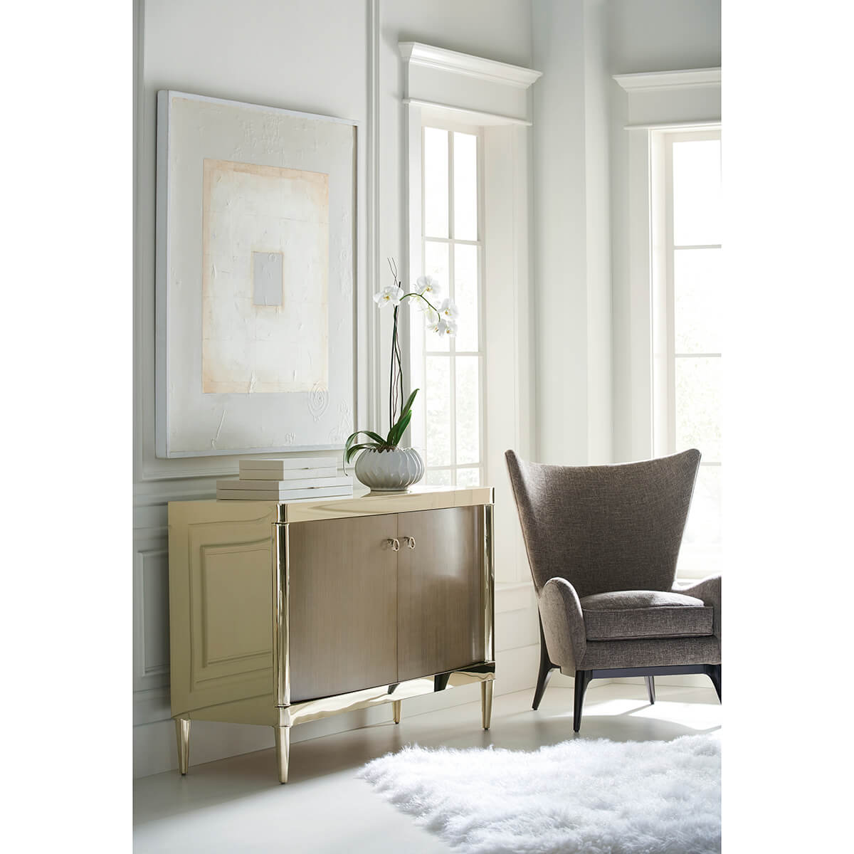 Scandinavian Mid Century Armchair - English Georgian America