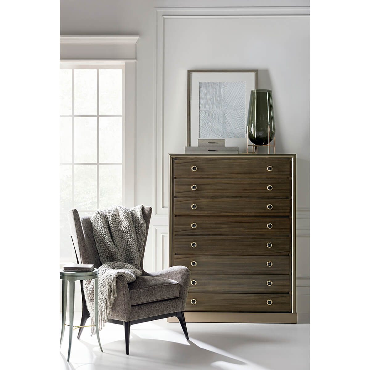 Scandinavian Mid Century Armchair - English Georgian America