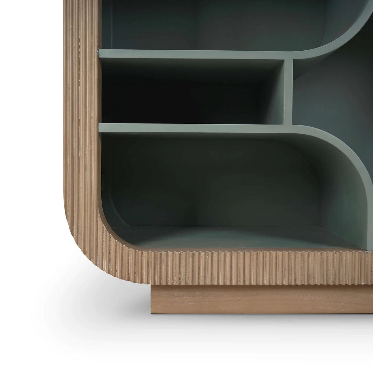 Scandinavian Modern Open Bookshelf - English Georgian America