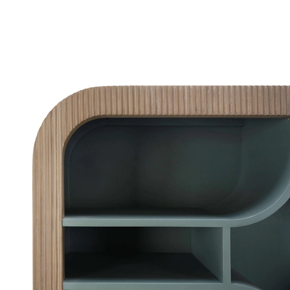 Scandinavian Modern Open Bookshelf - English Georgian America