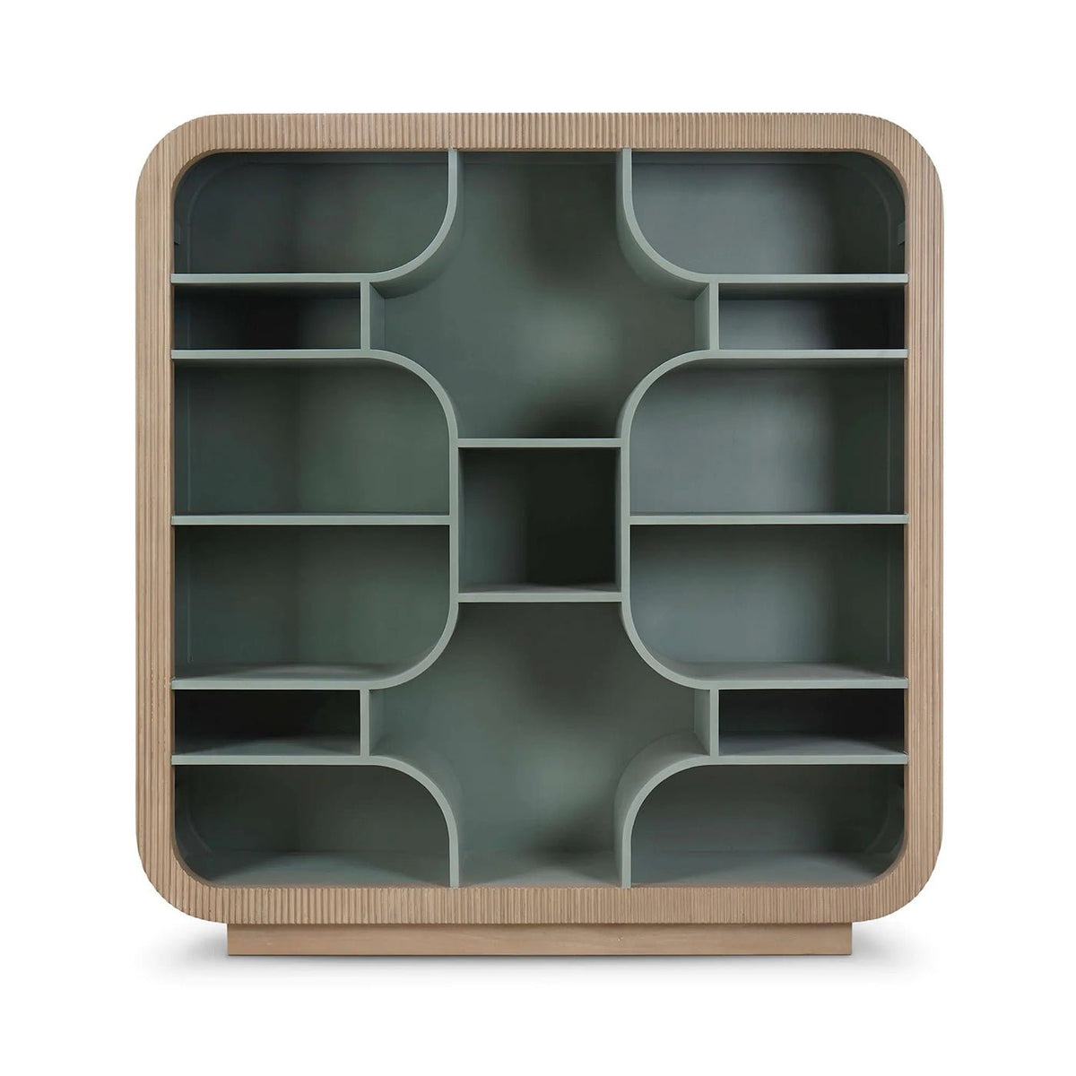 Scandinavian Modern Open Bookshelf - English Georgian America