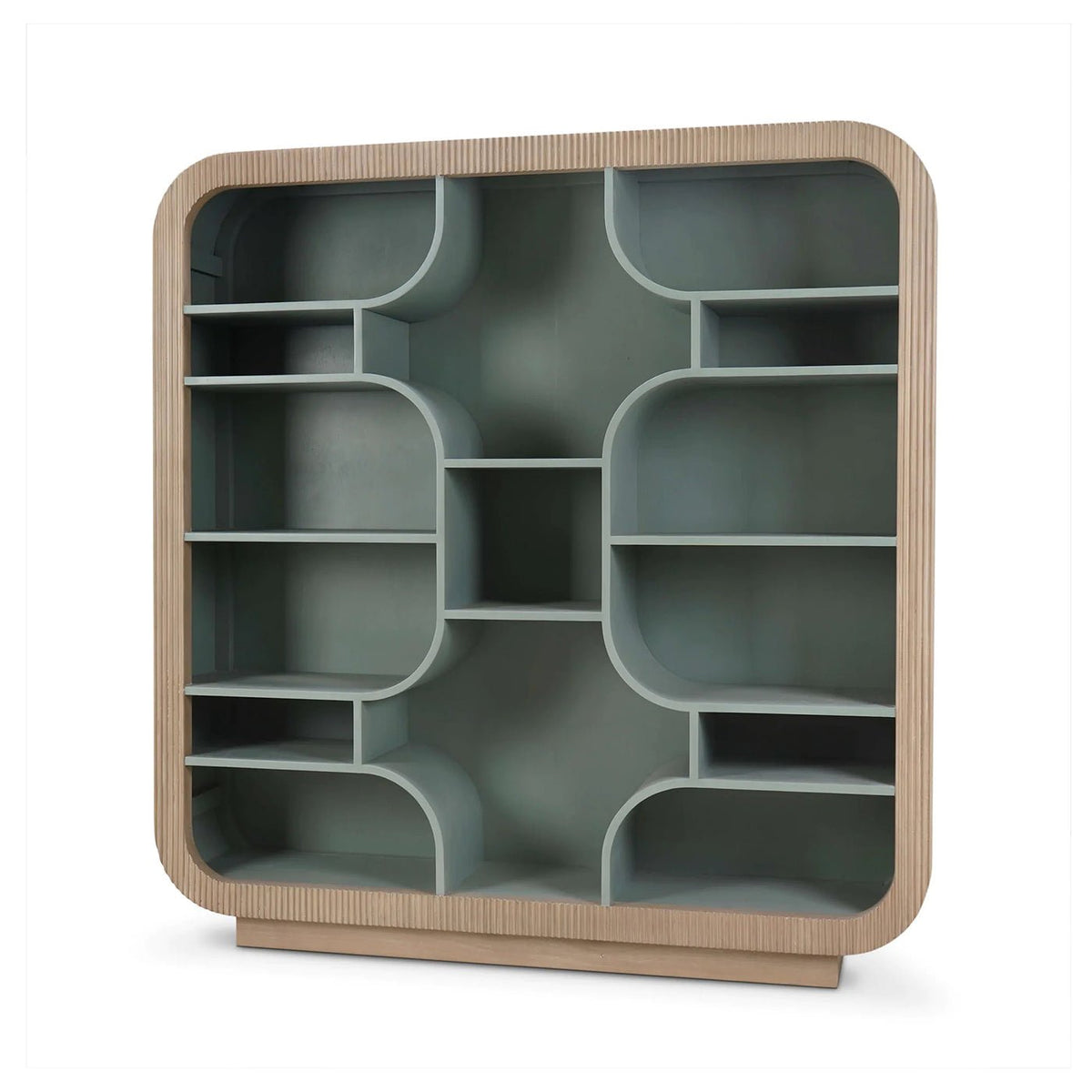 Scandinavian Modern Open Bookshelf - English Georgian America