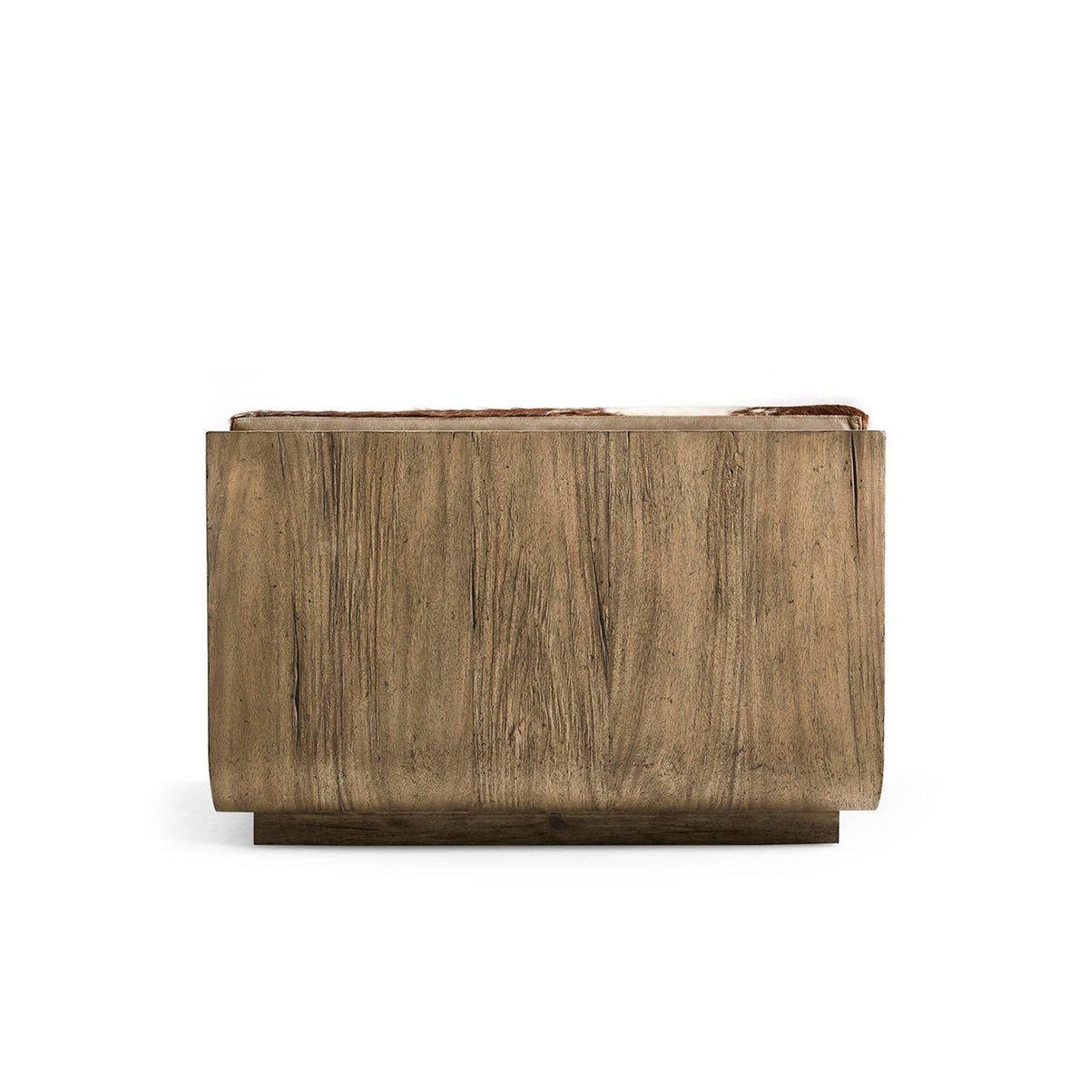 Sculptural Organic Modern Wood Daybed with Bolsters - English Georgian America