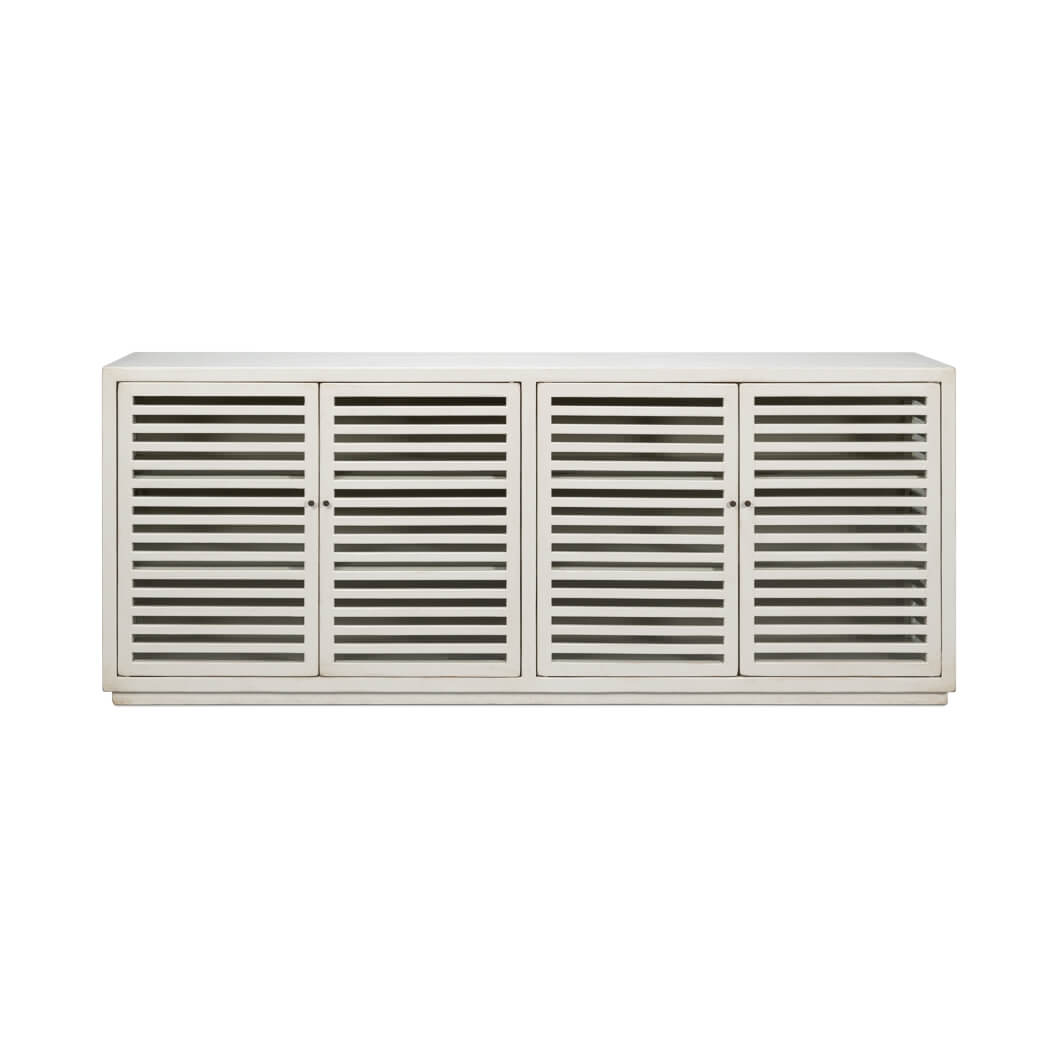 Seaside Antique White Sideboard - English Georgian America