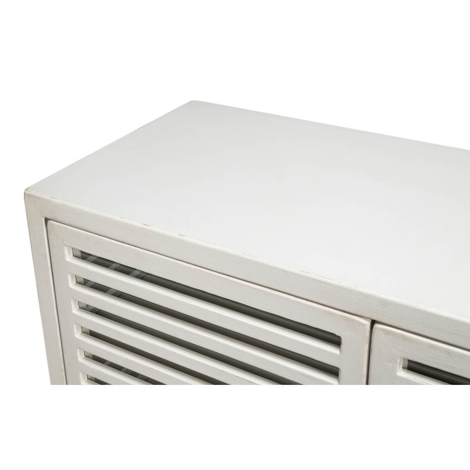 Seaside Antique White Sideboard - English Georgian America