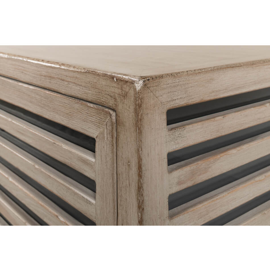 Seaside Gray Wash Sideboard - English Georgian America