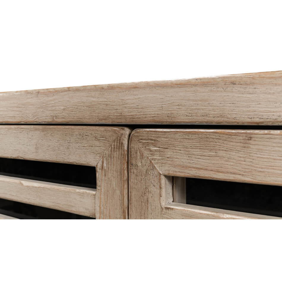 Seaside Gray Wash Sideboard - English Georgian America