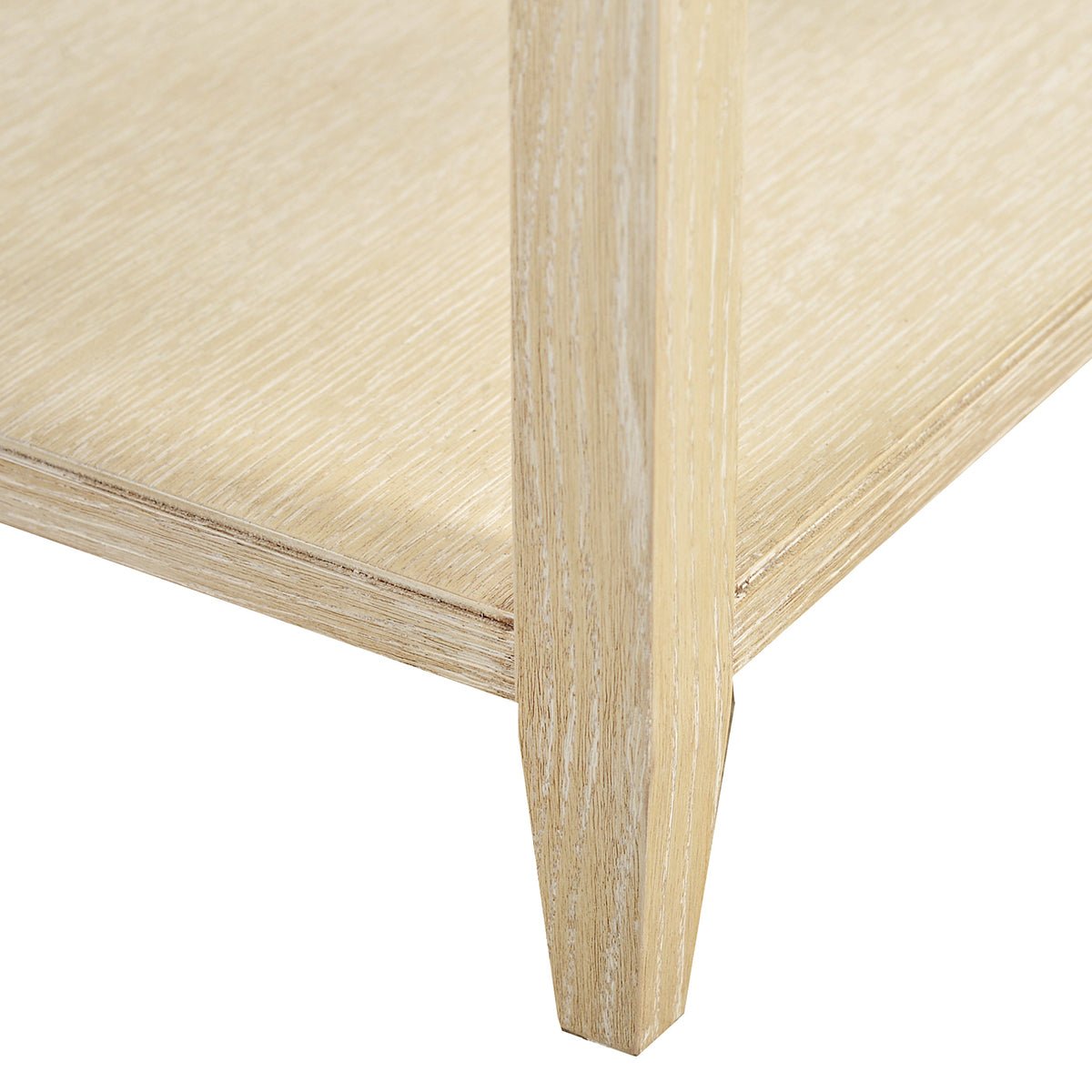 Shell Finish Three - Tier Side Table - English Georgian America