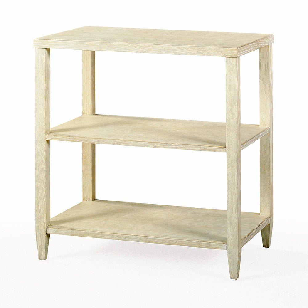 Shell Finish Three - Tier Side Table - English Georgian America